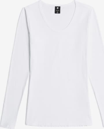 T-shirt G-STAR en blanc : devant