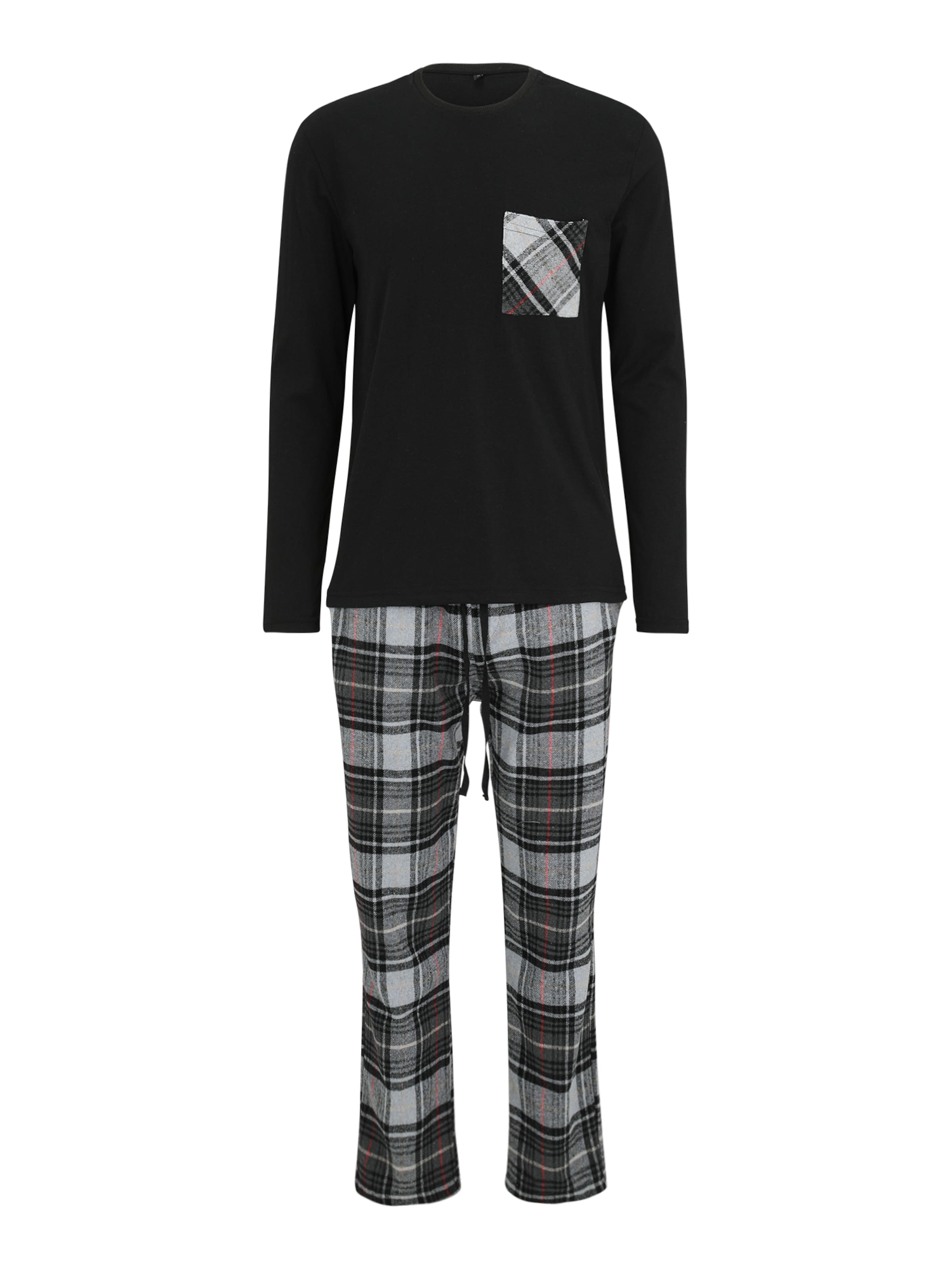 juoda Trendyol Ilga pižama: priekis