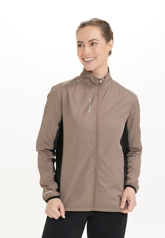 ELITE LAB Athletic Jacket 'Shell X1 Elite' in Brown: front