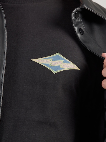 T-Shirt 'CRAYON WAVE' BILLABONG en noir