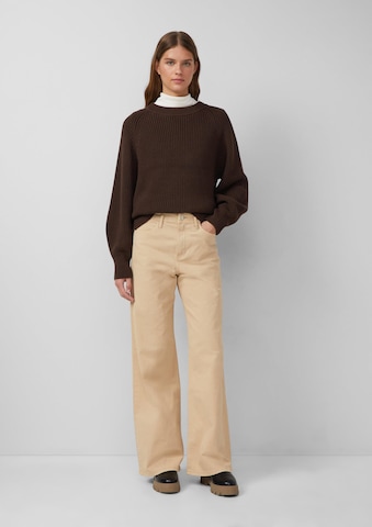 s.Oliver Wide leg Jeans 'Suri' in Beige