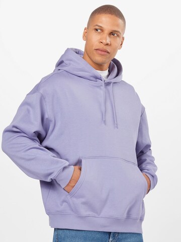 Sweat-shirt WEEKDAY en violet : devant