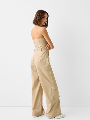 Bershka Jumpsuit in Bruin