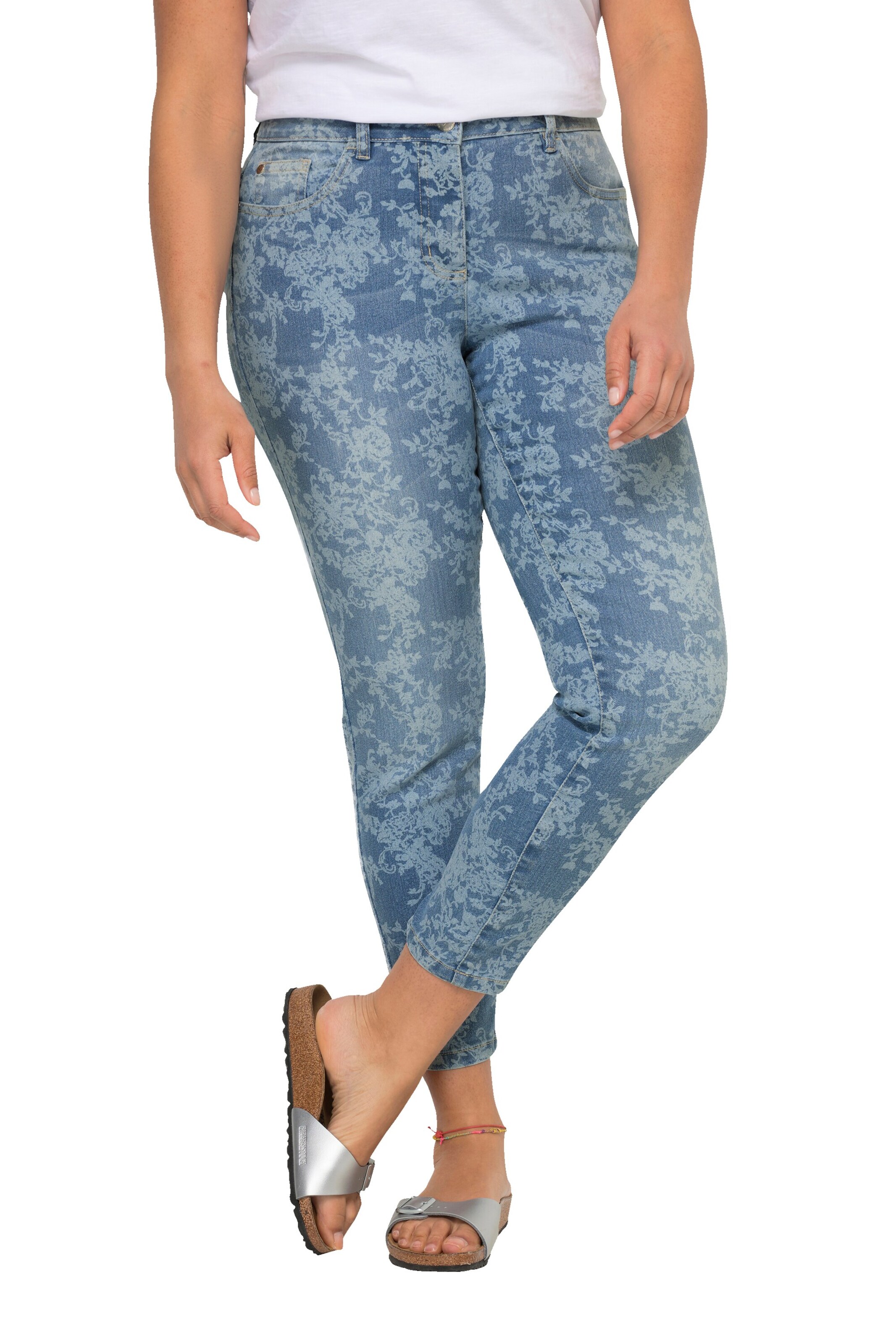 Angel of Style Slimfit Jeans in Blauw: voorkant