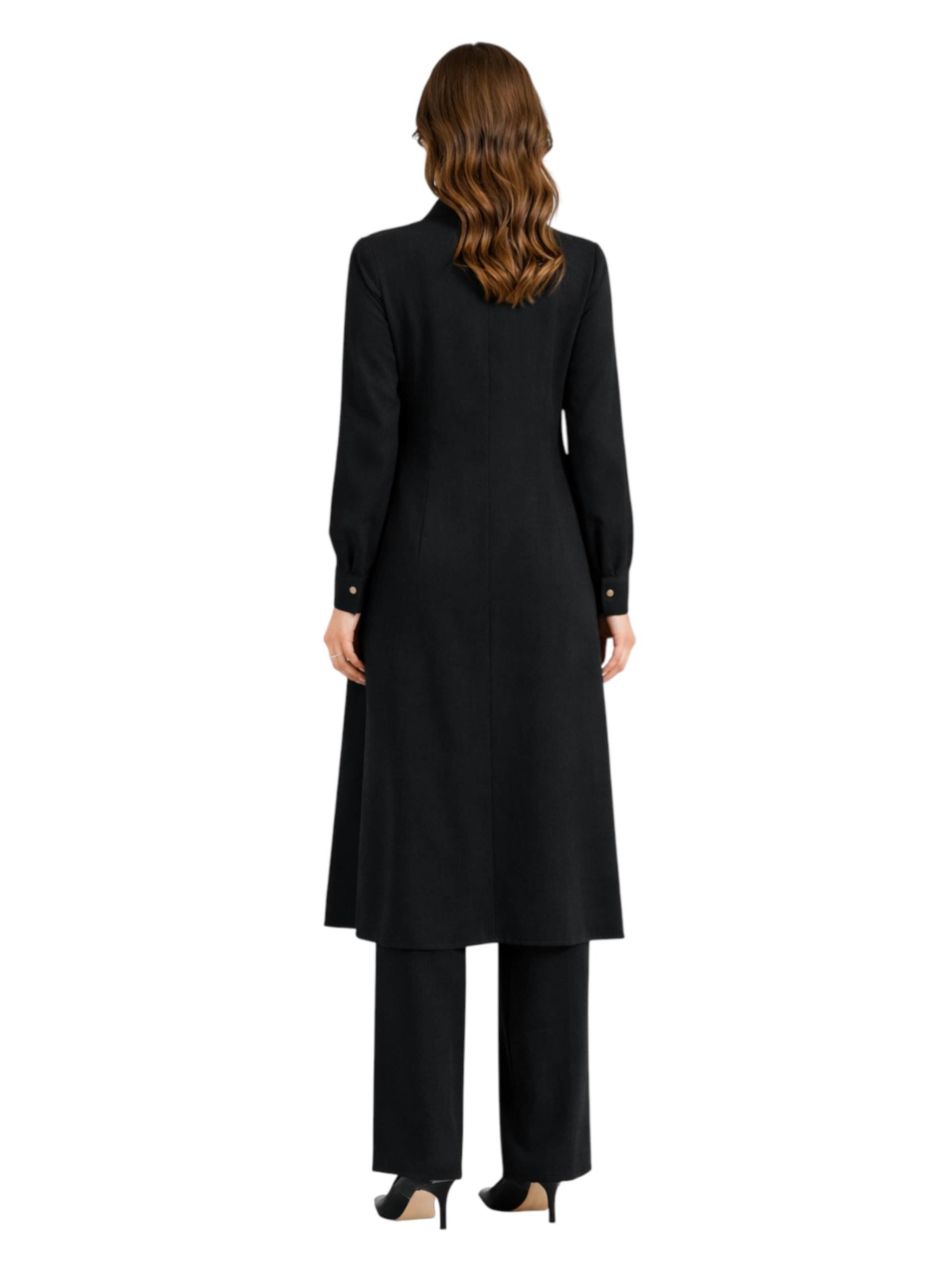 Tunique 'LeaLinen' fashionshowcase en noir