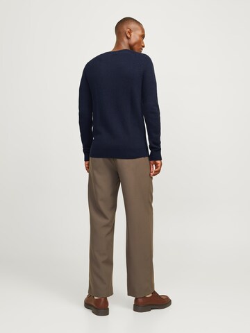 JACK & JONES Sweater 'JJPANNEL' in Blue