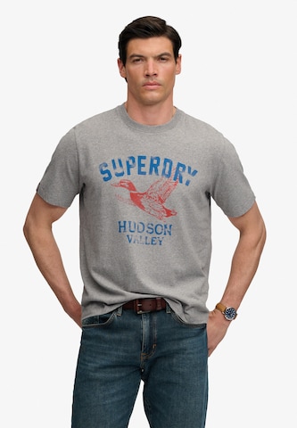 T-Shirt Superdry & Co en gris : devant