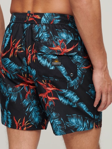 Superdry & Co Kratke kopalne hlače | črna barva