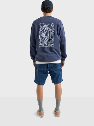Trendsplant Sweatshirt ' LA PLAZA ' in Blue