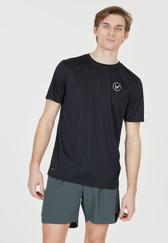 Virtus Performance Shirt 'Keso' in Black: front