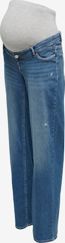 Wide Leg Jean 'OLMBlush' Only Maternity en bleu : devant