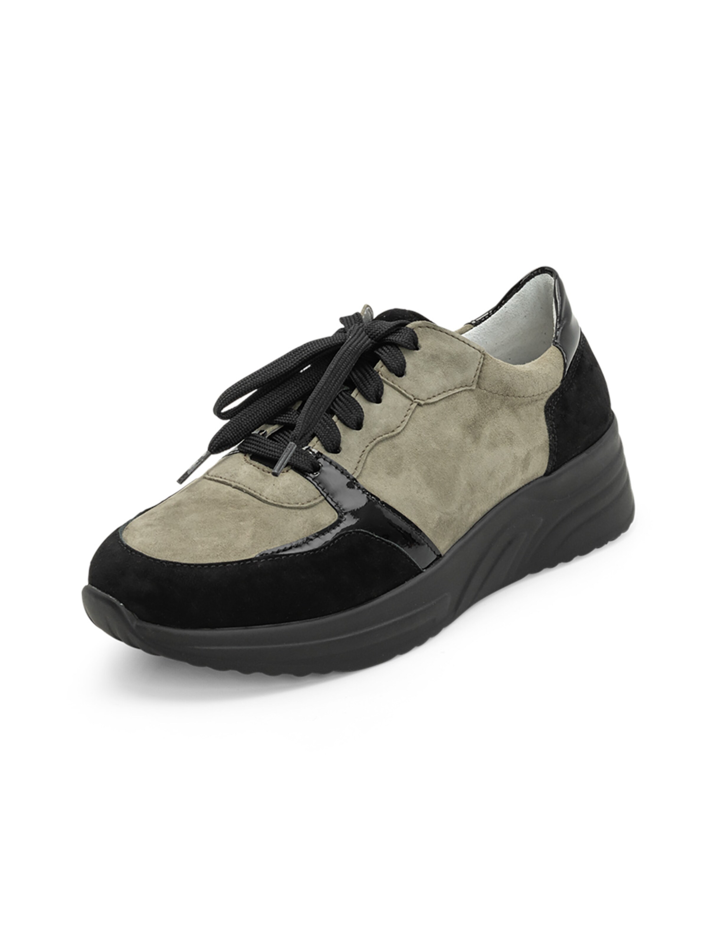 Baskets basses VITAFORM en vert : devant