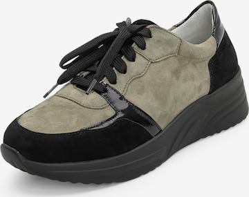 Baskets basses VITAFORM en vert : devant