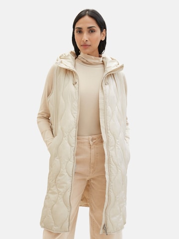 TOM TAILOR Bodywarmer in Beige