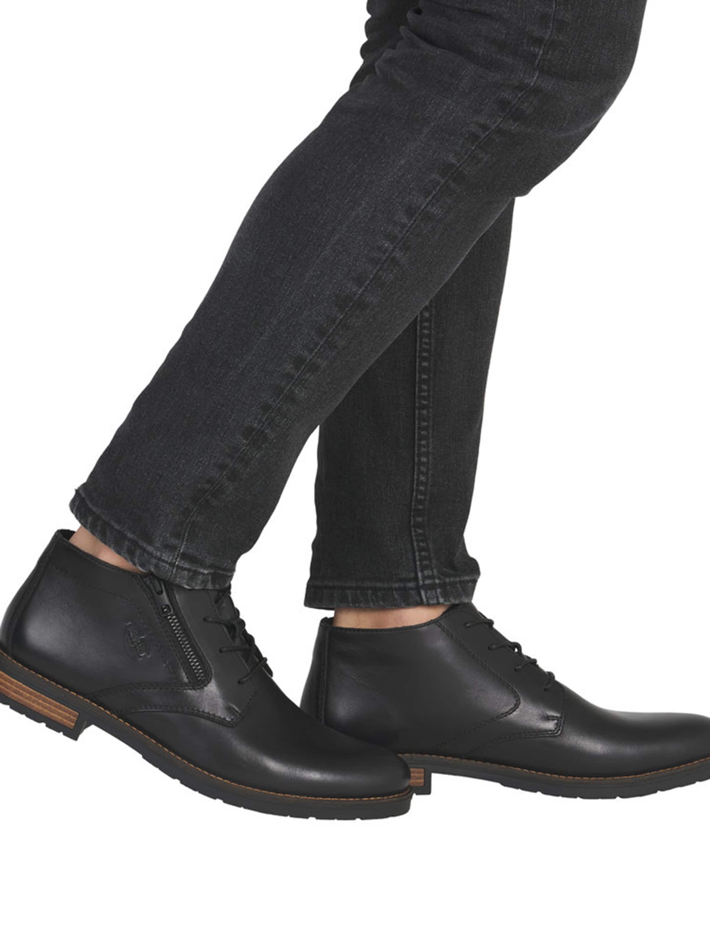 Bottines à lacets Rieker en noir