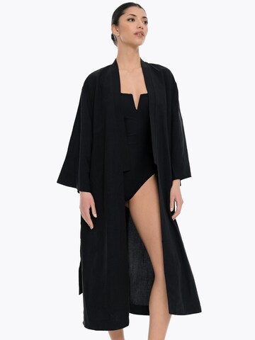 4TAILORS Kimono 'Gelato' - Čierna