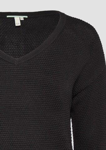 Pull-over QS en noir