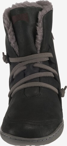 CAMPER Lace-Up Ankle Boots in Black