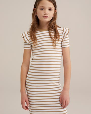 Robe WE Fashion en beige