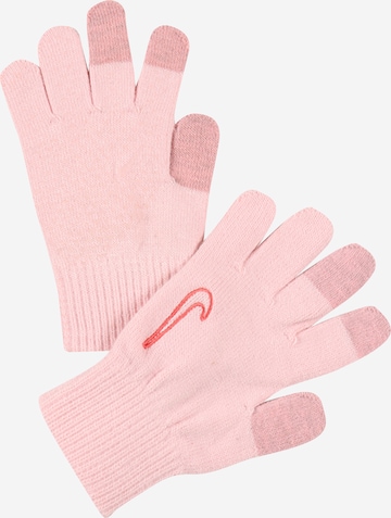 Nike Sportswear Accessoires Full Finger Gloves in Pink: front