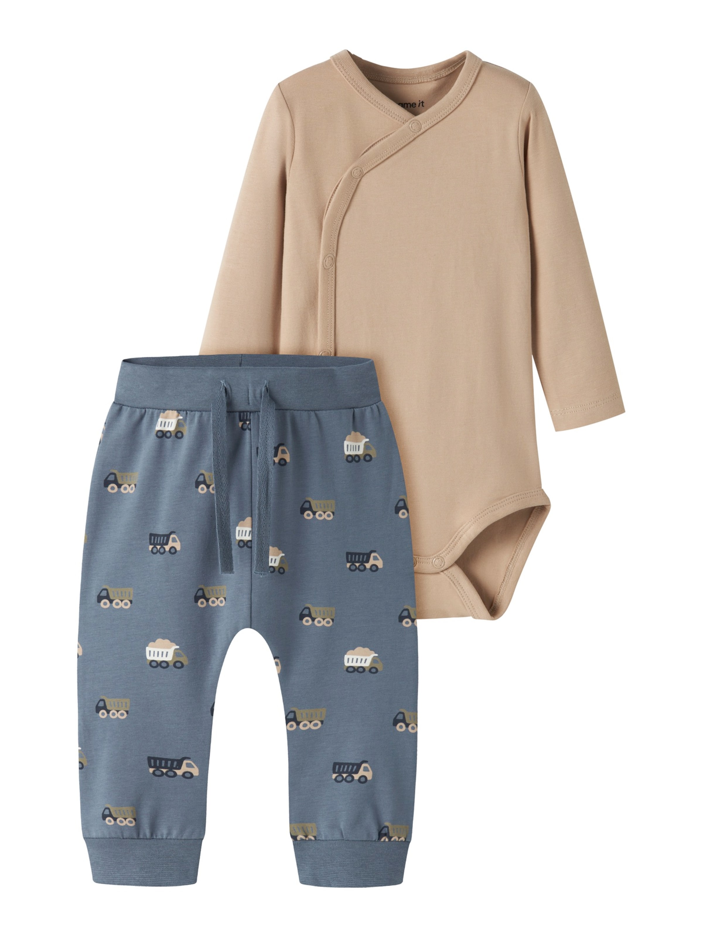 NAME IT Set 'NBMVROLLE' i beige: framsida