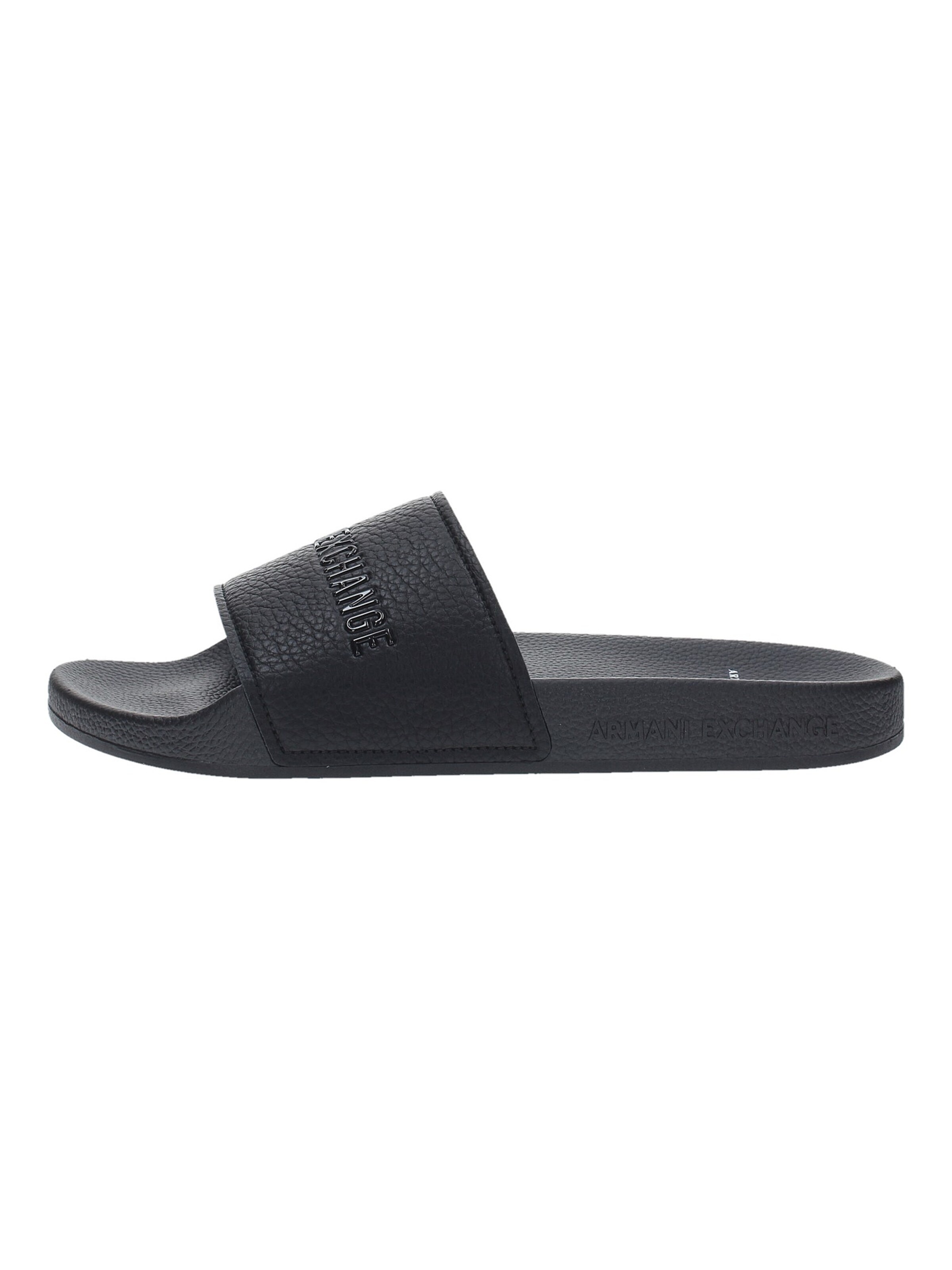 Sandalo 'Armani Exchange Ciabatta XUP017 00002' di ARMANI EXCHANGE in nero: frontale