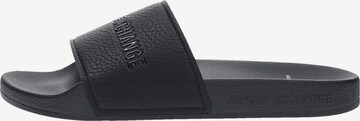 Sandalo 'Armani Exchange Ciabatta XUP017 00002' di ARMANI EXCHANGE in nero: frontale