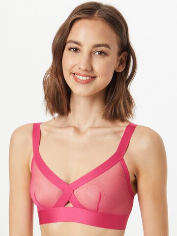 DKNY Intimates T-shirt Bra in Pink: front