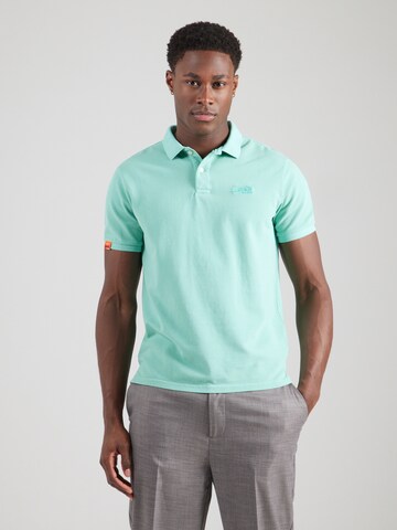Maglietta di Superdry in verde: frontale