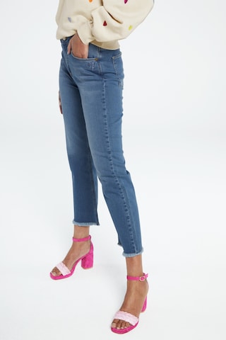 Fabienne Chapot Flared Jeans 'Lizzy' in Blue: front
