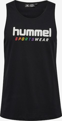 T-Shirt 'RAINBOW' Hummel en noir : devant