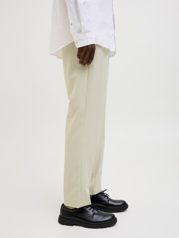 JACK & JONES - regular Pantalón de pinzas 'JPSTAce Leo' en beige
