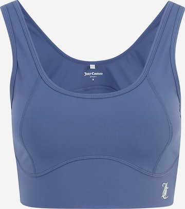 Juicy Couture Sport Sports-BH 'LAZLO' i blå: forside