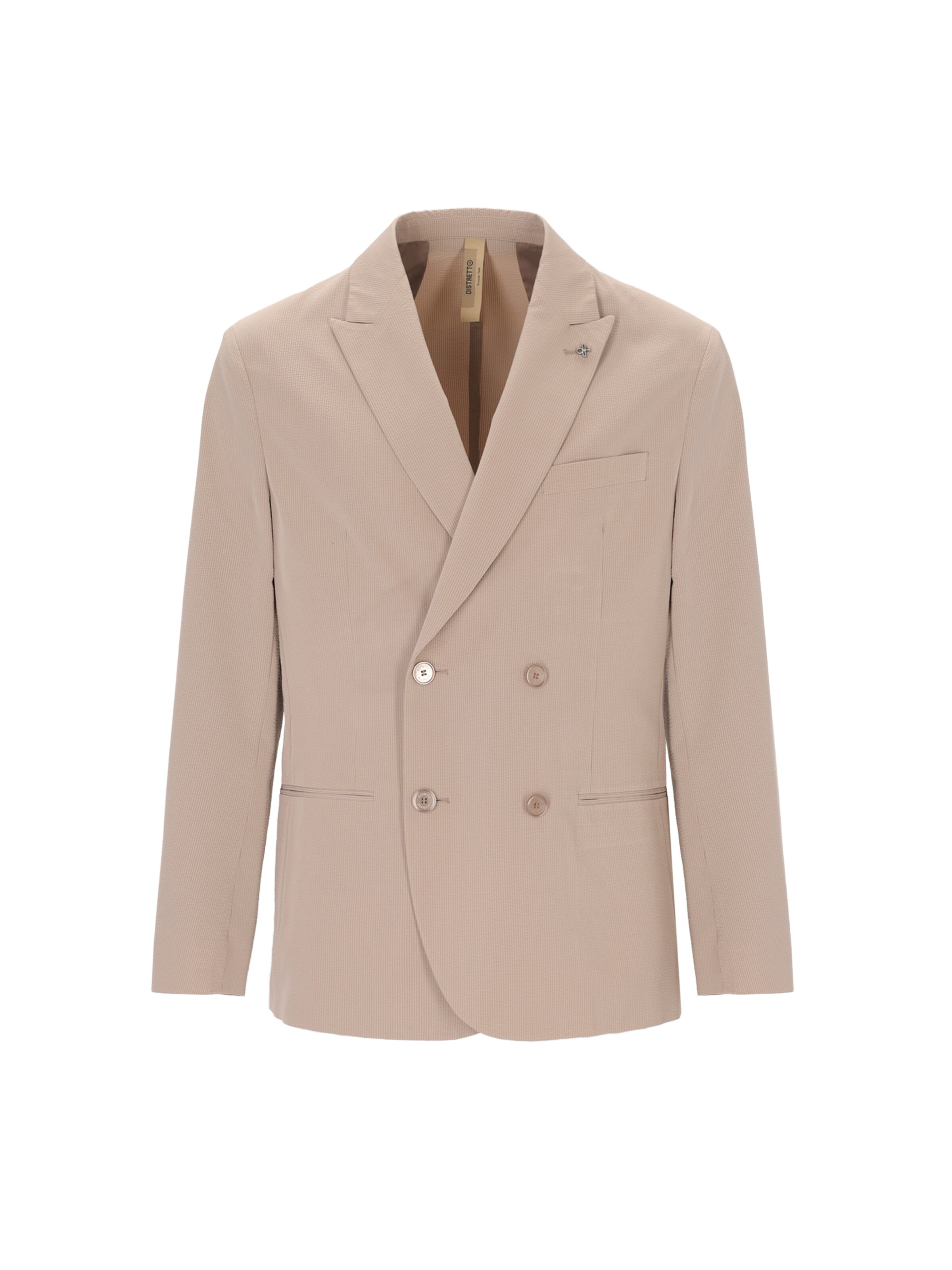 Distretto12 Comfort Fit Sakko 'Arezzo' in Beige: Vorderseite