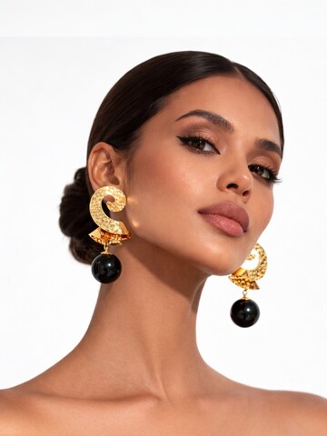 Elena Athanasiadou Earrings 'Obsidian' in Black