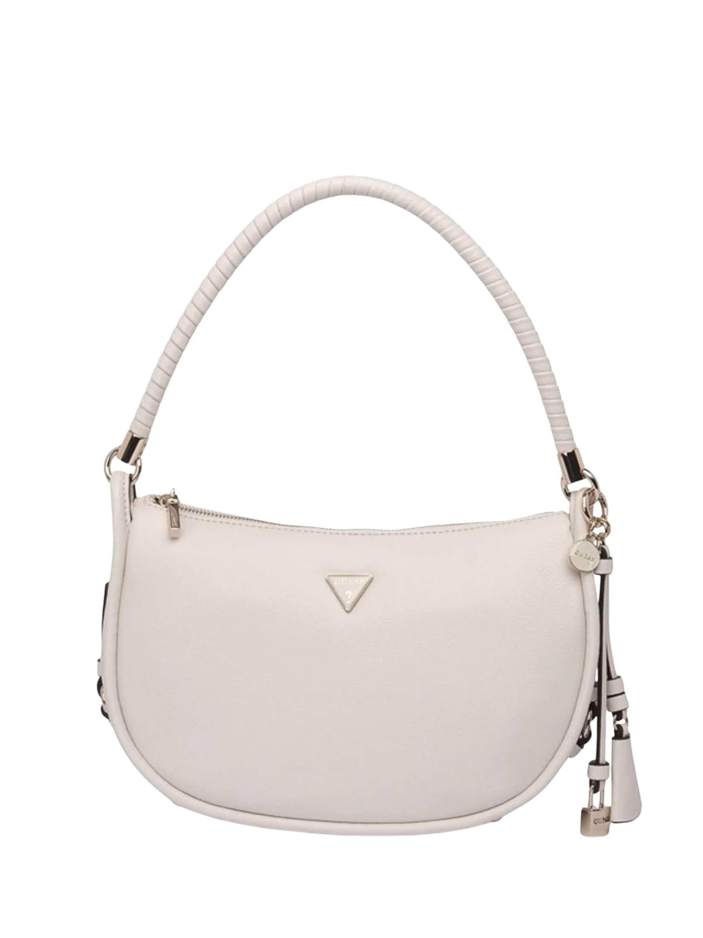 GUESS Handväska 'GUESS BORSA DANYA' i vit: framsida