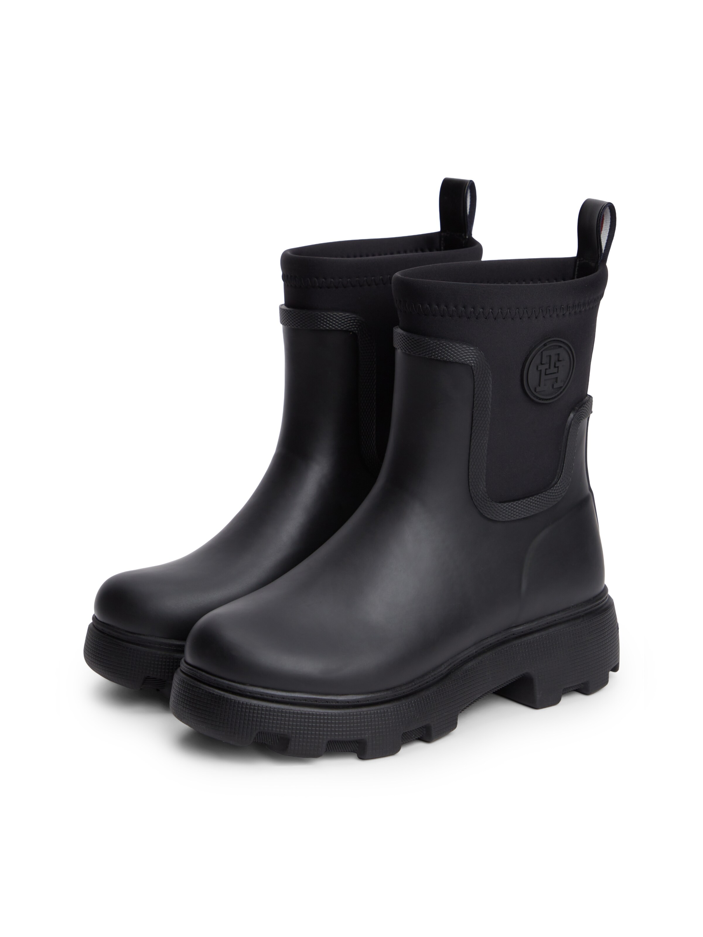 Botine de la TOMMY HILFIGER pe negru