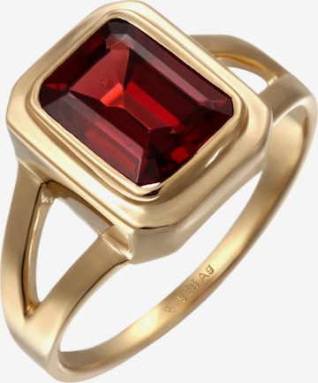 Bague 'Edelstein' ELLI en rouge : devant