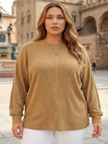 Stil Diva Blouse in Bruin: voorkant