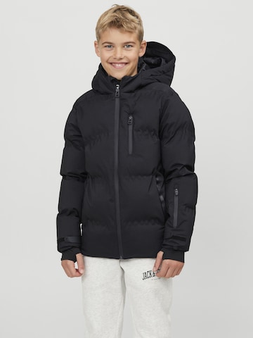 Veste d’hiver Jack & Jones Junior en noir : devant