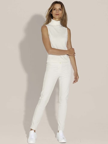 MADELEINE Slimfit Broek in Wit