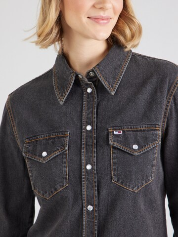 Tommy Jeans Bluzka 'Western Shirt' w kolorze szary