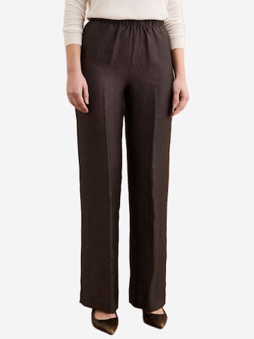 Il Lanificio Regular Broek in Bruin: voorkant