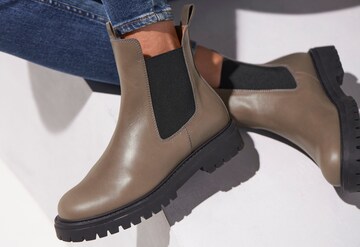 Chelsea Boots Elbsand en beige