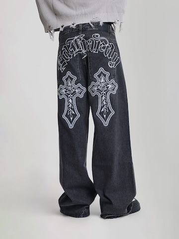 Ed Hardy Loosefit Jeans in Schwarz