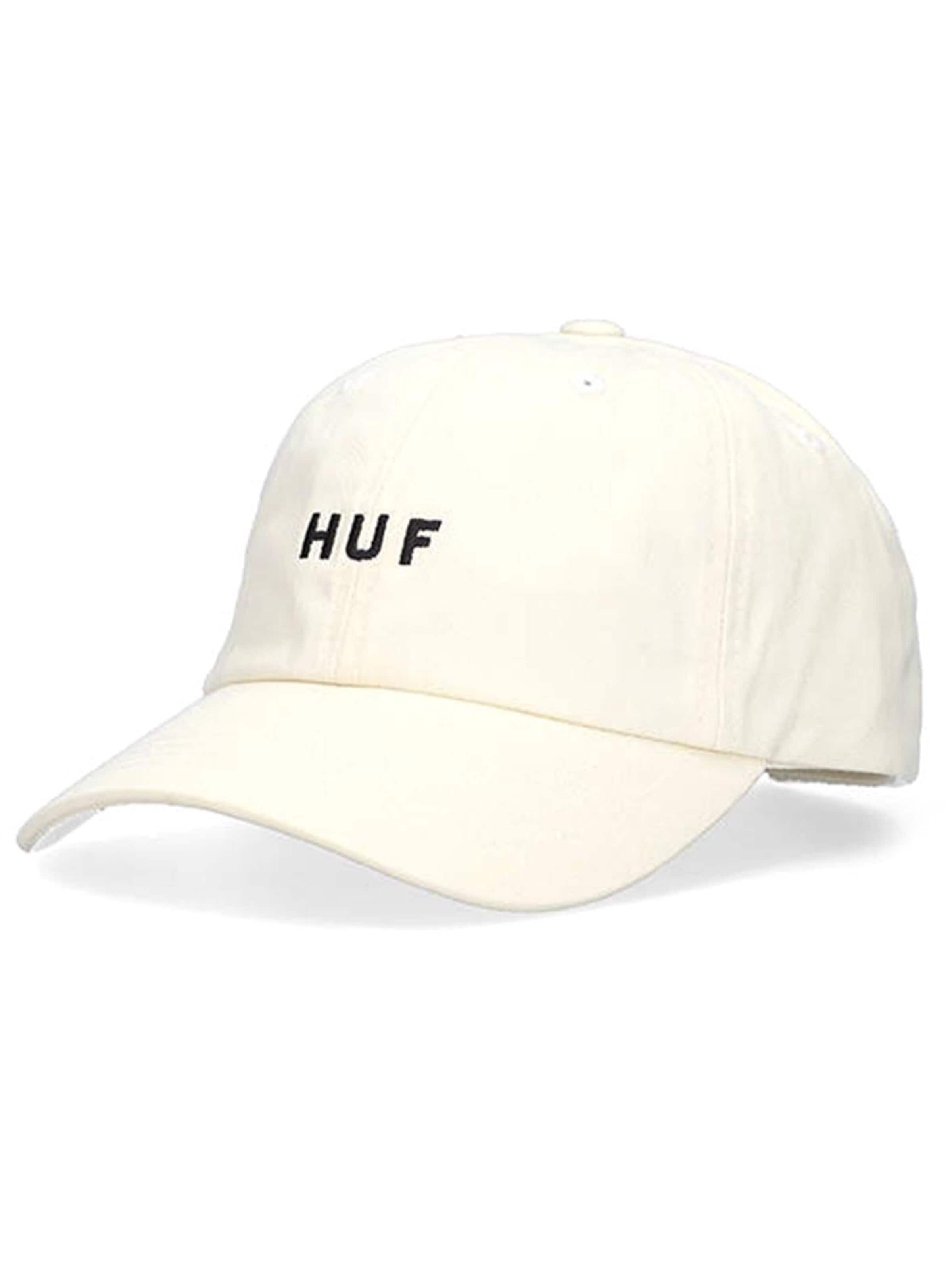 HUF Czapka z daszkiem 'Essentials' w kolorze biały: przód