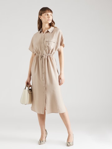 VERO MODA Shirt dress 'IRIS' in Beige