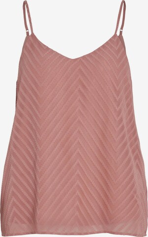 VILA Top in Pink: front