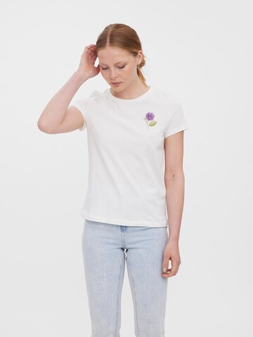 VERO MODA Shirt 'Oyafrancis' in White: front
