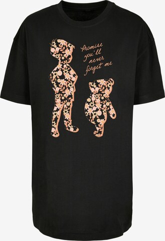 T-shirt oversize 'Disney Winnie The Pooh Promise' F4NT4STIC en noir : devant